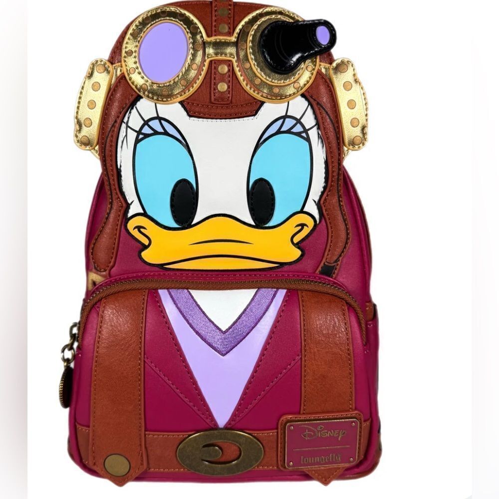 Steam Punk Daisy Mini Backpack Disney Loungefly Daisy Duck Backpack